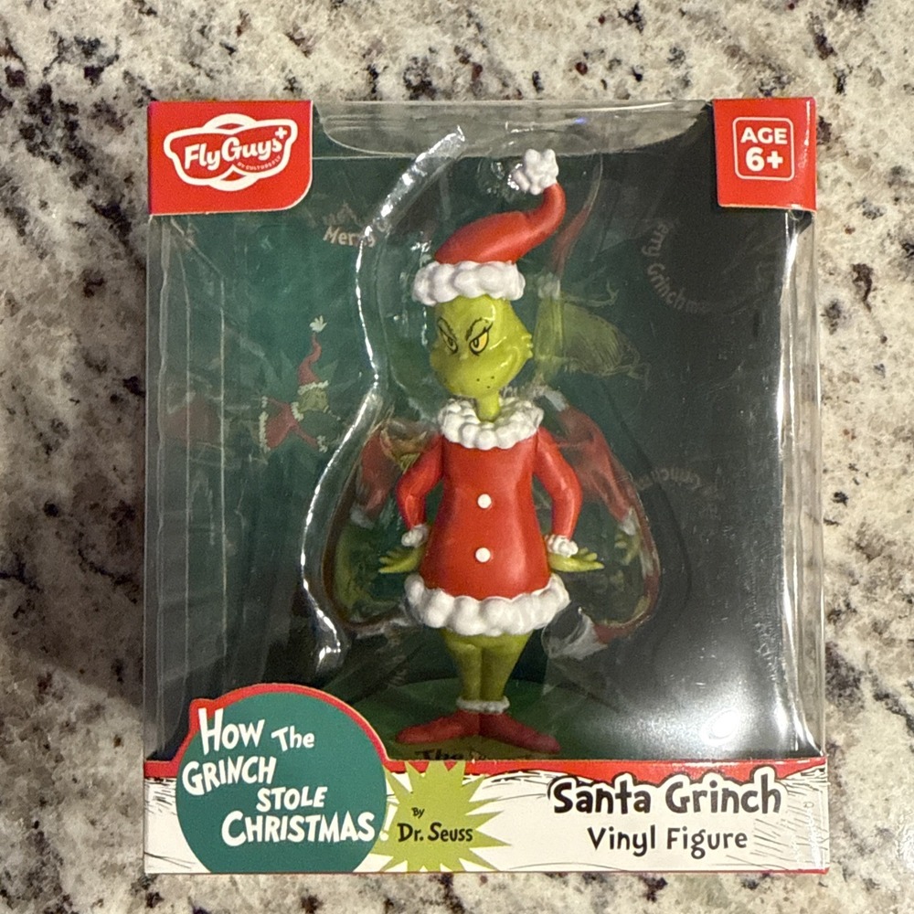 NEW Culturefly The Grinch by Dr. Seuss SANTA GRINCH Vinyl Fly Guys Figure